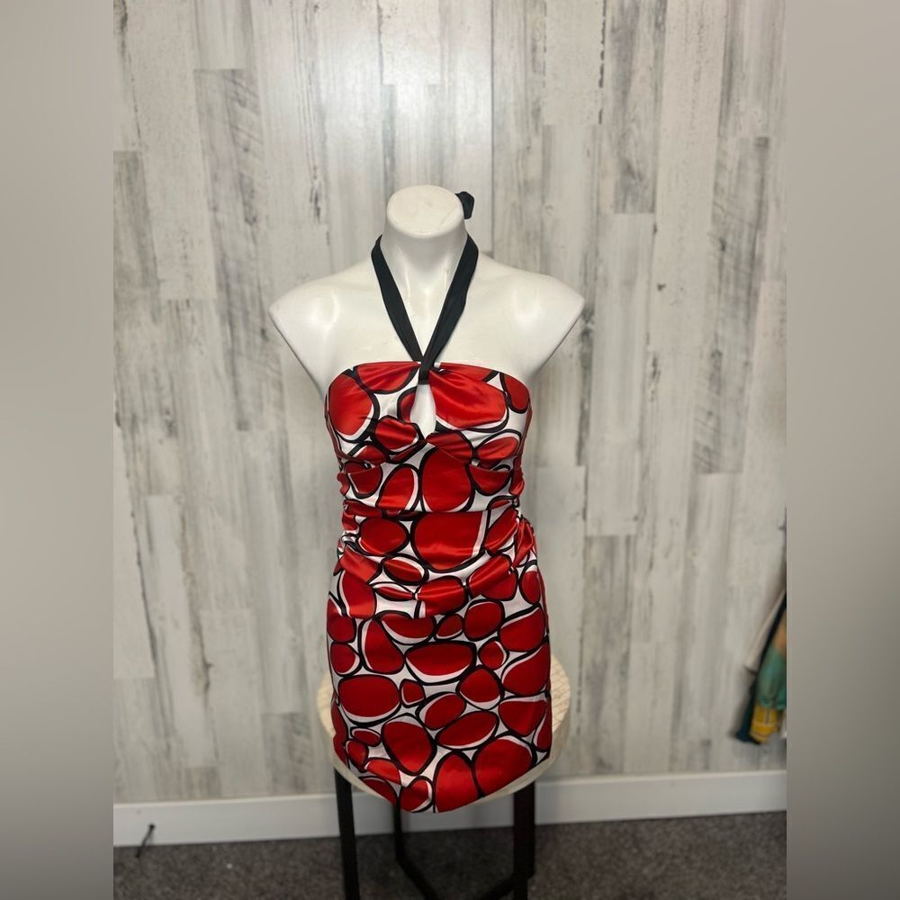 Donna Ricco Black and red dress size 2P